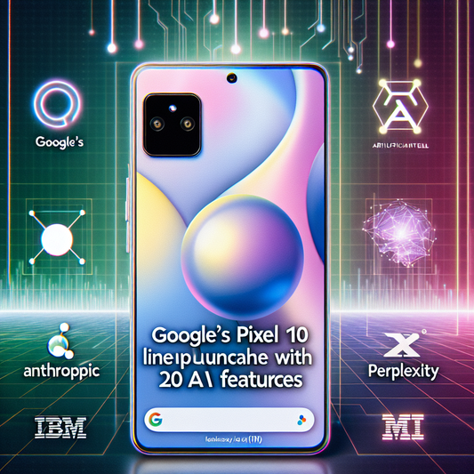 "Google lance le Pixel 10 avec plus de 20 fonctionnalités IA : Tout ce que vous devez savoir !"