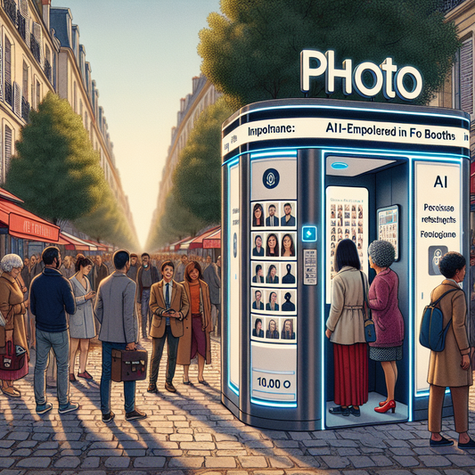 "Transformez vos selfies avec l'IA : 10 000 cabines photomaton modernisées en France!"