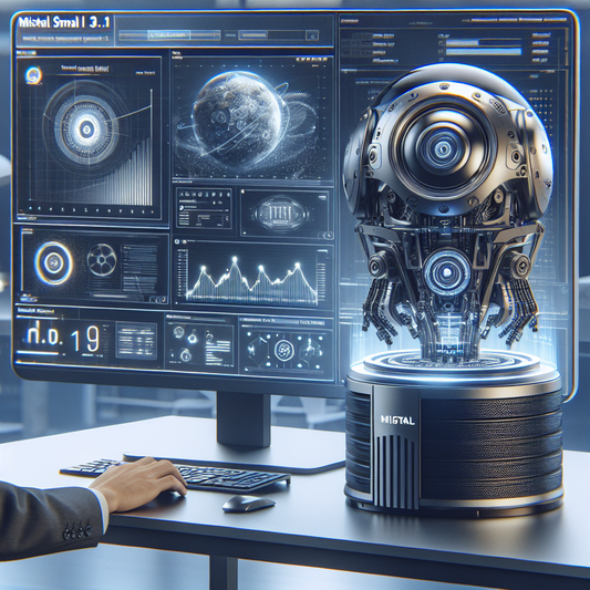 "Dévoilement de Mistral Small 3.1 : Une IA compacte ultra-efficace pour protéger vos données personnelles!"