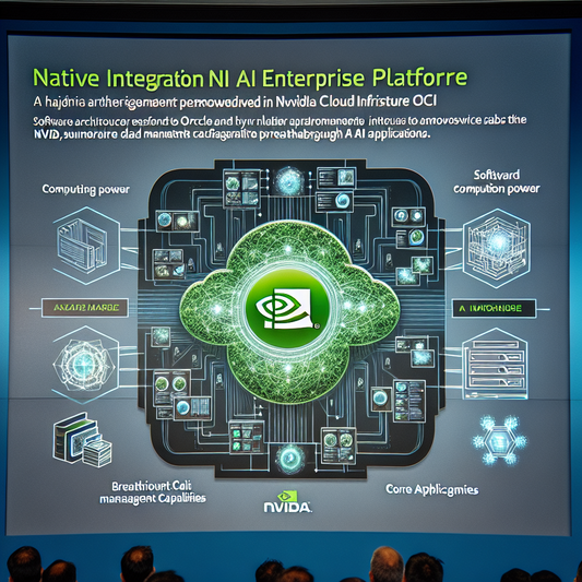 "Oracle booste son cloud distribué grâce à NVIDIA AI Enterprise!"