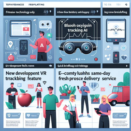 "Revolution Techno-Du-Jour: Peloton s'arme d'IA, Apple surveille l'oxygène sanguin, HTC fait son entrée dans les lunettes connectées et Amazon innove dans la livraison!"