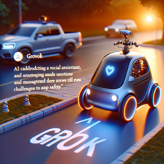 "Elon Musk révolutionne Tesla avec l'IA Grok: Assistant vocal futuriste à bord grâce à une mise à jour!"