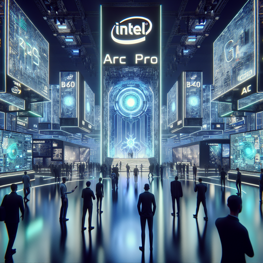 "Intel révolutionne l'IA : GPUs Arc Pro B60 et B50 présentés au Computex 2025, challengent NVIDIA et AMD !"