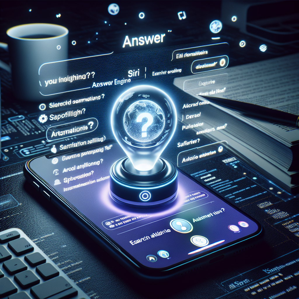 "Apple révolutionne la recherche avec un moteur IA intégré à Siri : Un futur centre d'information pour tous vos appareils Apple dès 2026!"