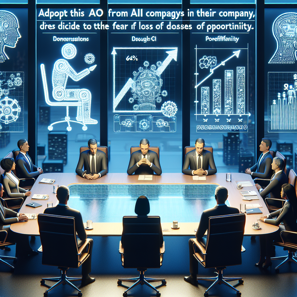 "64% des PDG basculent vers l'IA par peur de rater des opportunités, est-ce un choix rentable ?"