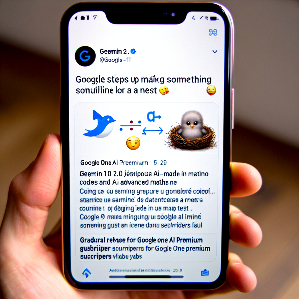 "Google One AI Premium: Gemini 2.0 à la conquête du codage et des maths avancées!"