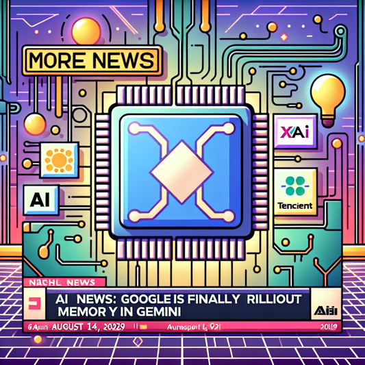 "Google déploie enfin la mémoire dans Gemini Plus: tout ce que vous devez savoir sur les dernières actualités IA, incluant xAI, Anthropic, Tencent, Higgsfield AI et Liquid!"