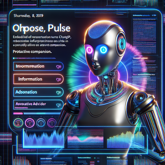 "Dormez Tranquille : ChatGPT Pulse, l'Assistant Qui Travaille à Votre Place!"