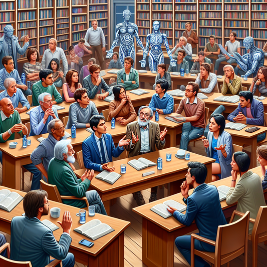 "Séminaire à Noé : Débats vifs sur l'impact de l'IA et ses enjeux éthiques dans nos vies quotidiennes"