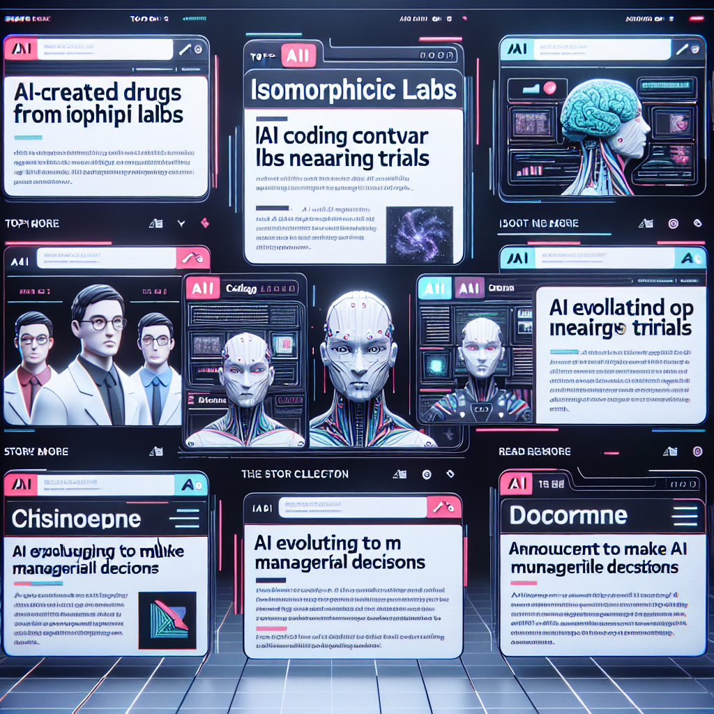 "Avancées de l'IA aujourd'hui : médicaments créés par Isomorphic Labs, géant chinois critiqué, documentation de code dans les assistants IA, décisions managériales par l'IA & nouveaux outils et opportunités !"
