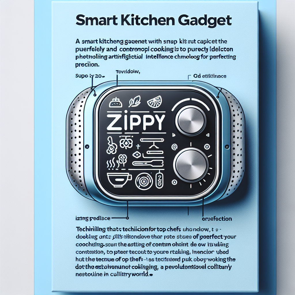 "L'IA révolutionne la cuisine : Zippy maîtrise la cuisson à la perfection comme un grand chef!"