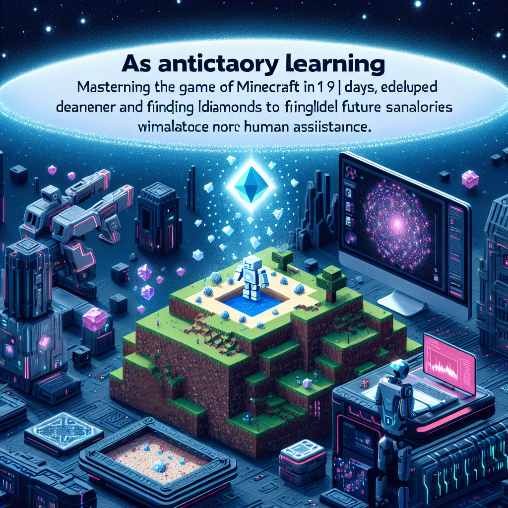 "Google IA maîtrise Minecraft en 9 jours : le secret derrière le succès des diamants autonomes!"