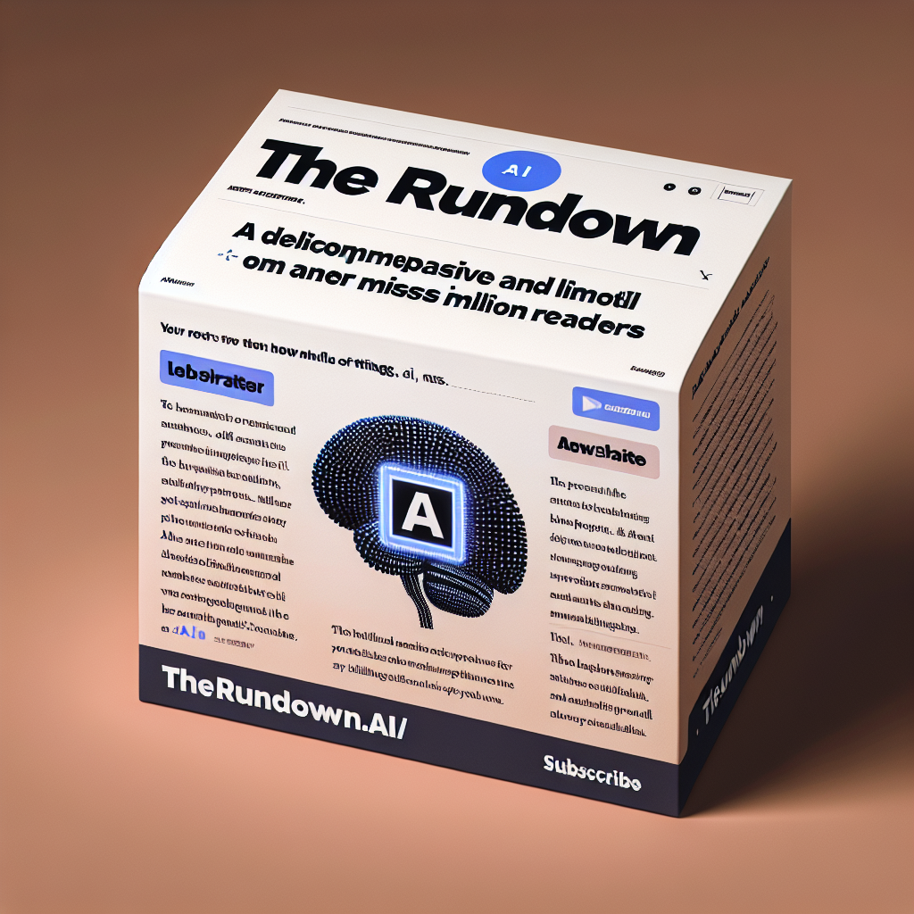 "Ne manquez jamais les actualités de l'IA grâce à notre newsletter gratuite : Rejoignez plus d'1M de lecteurs !"