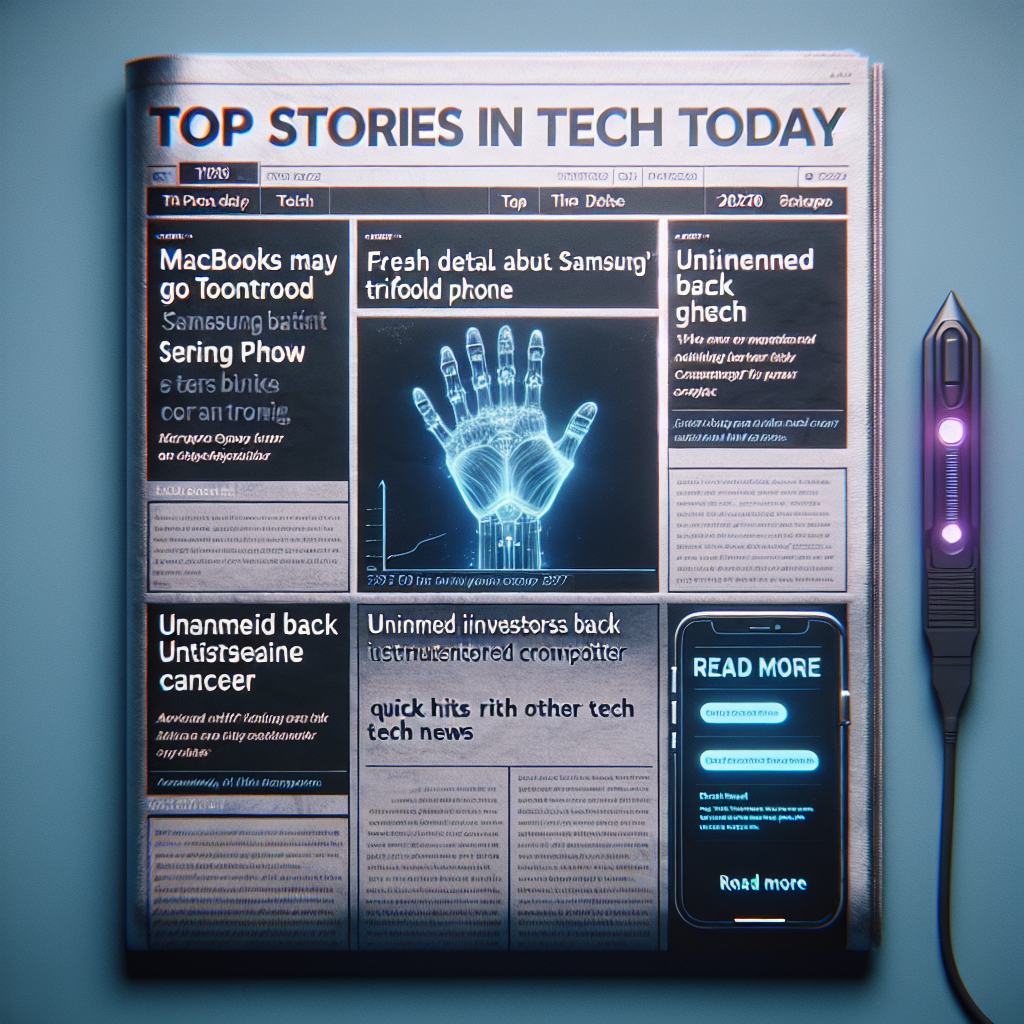 "Macs tactiles dès 2027, téléphone trifold Samsung, Bezos et Thiel soutiennent une technologie anti-cancer - L'actu tech du jour"