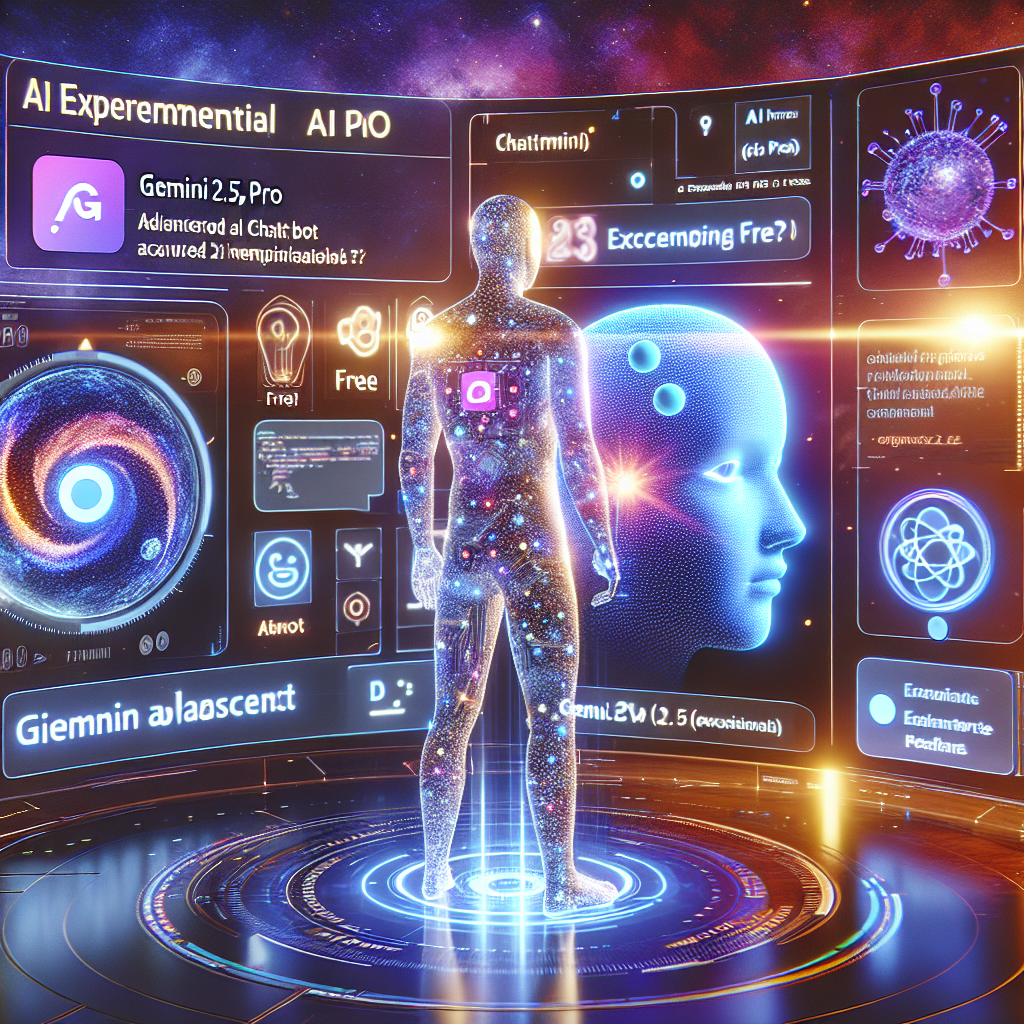 "Google ouvre Gemini 2.5 Pro à tous : Testez l'IA avancée gratuitement via chatbot !"