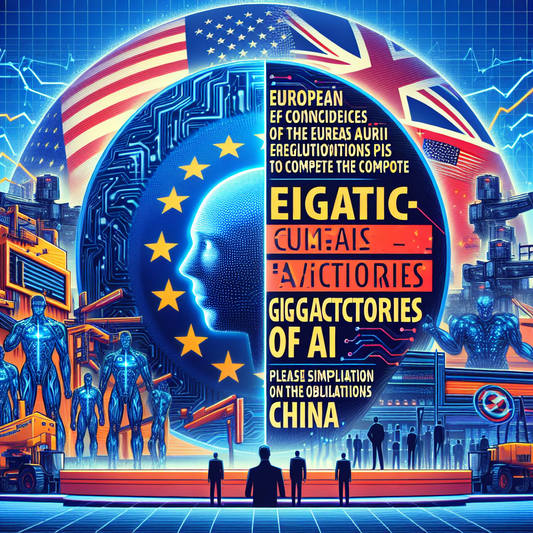 "Giga-usines d'IA et allègement des règles: l'UE muscle son jeu pour concurrencer les USA et la Chine"