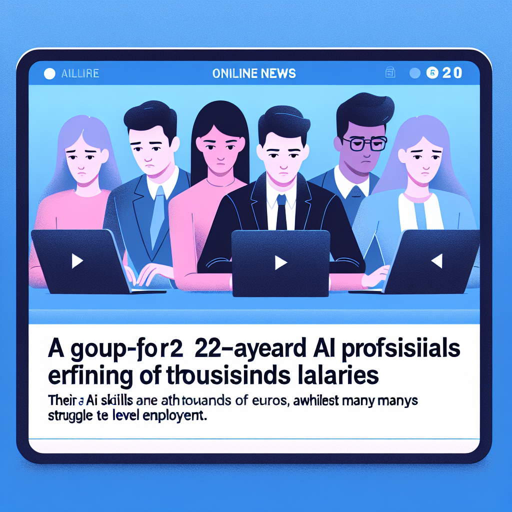 "Découvrez comment des jeunes de 22 ans amassent une fortune grâce à l'IA et décrochent des salaires dignes de PDG!"