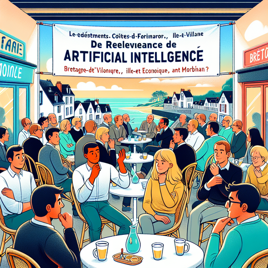 "Plongez au Cœur de l'IA en Bretagne lors d'un Café-Débat Interdépartemental Éclairant!"