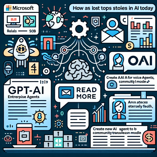 "Microsoft dévoile son IA maison, OpenAI se lance dans la voix, l'IA réinvente le support par e-mail et plus encore !"