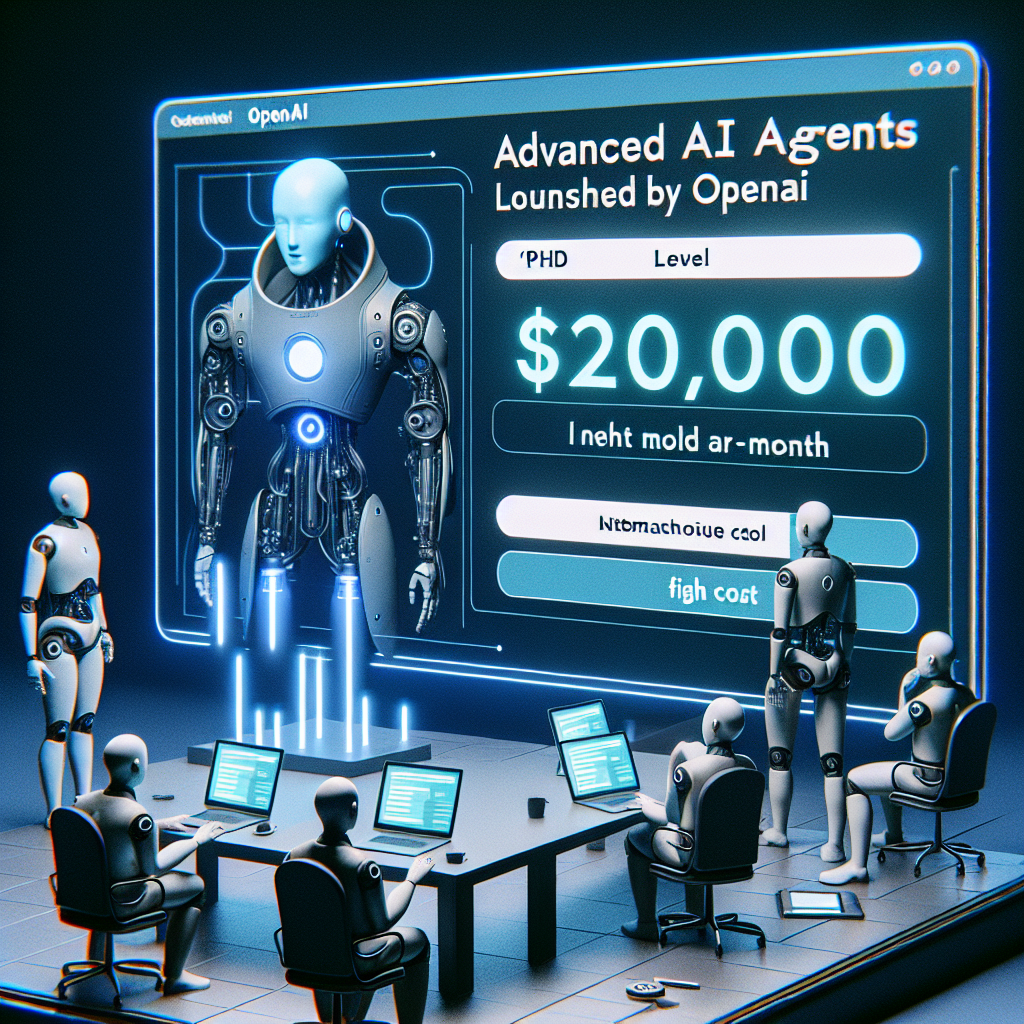 "OpenAI dévoile des IA surpuissantes : Recherches complexes et codage autonome pour 20 000$ par mois !"