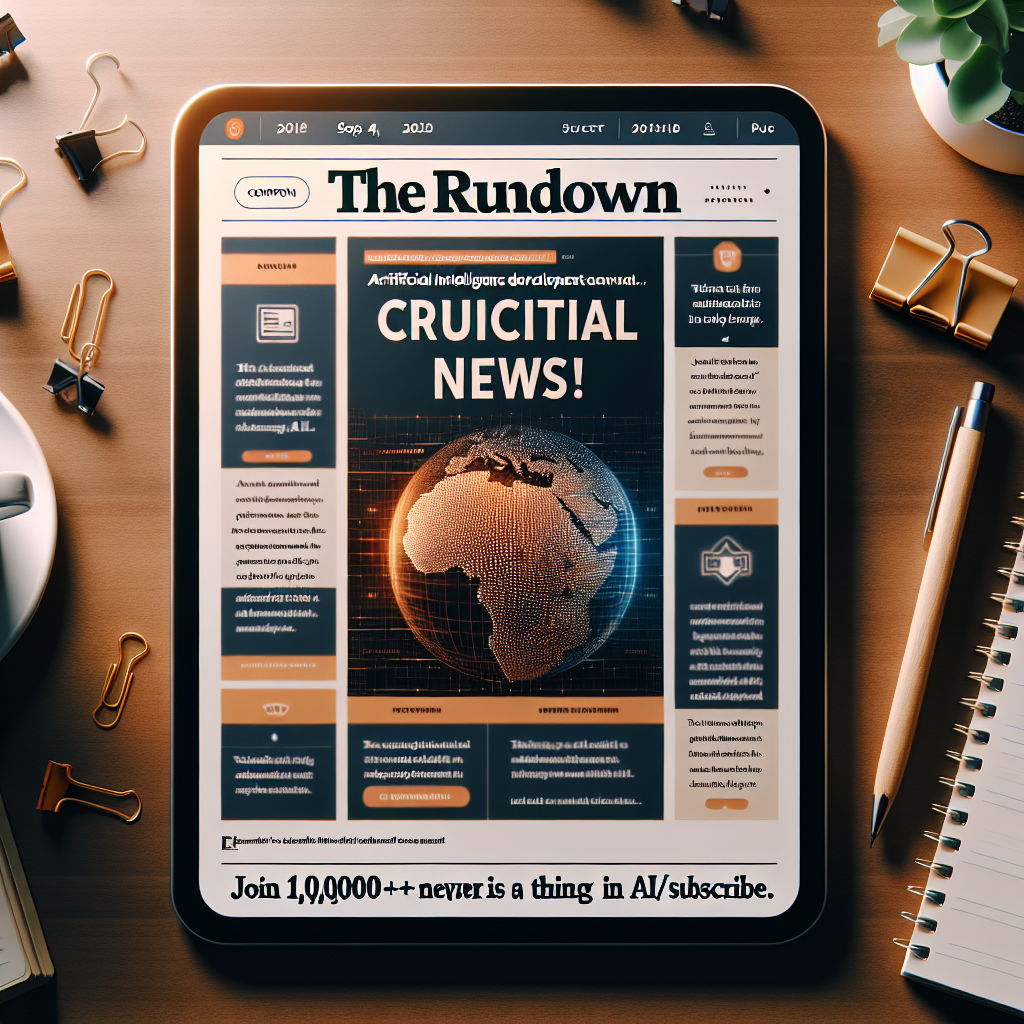 "Ne manquez plus rien de l'IA : Rejoignez plus d'un million de lecteurs pour notre newsletter gratuite!"