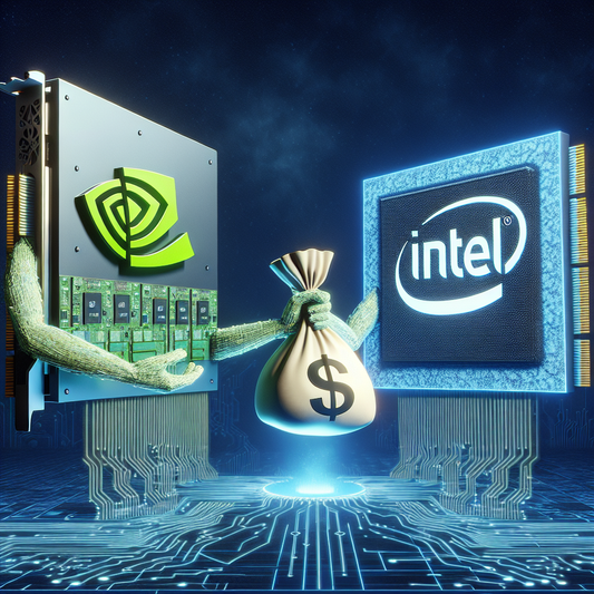 "Nvidia débourse 5 milliards de dollars pour booster l'IA : une alliance stratégique avec Intel pour accélérer l'innovation !"