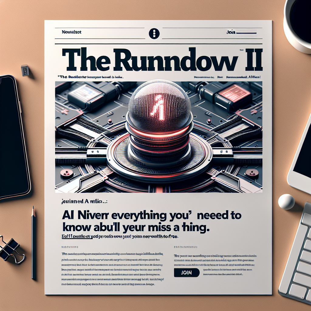 "Rejoignez plus d'1 million de lecteurs : Ne manquez plus jamais une actualité en IA avec notre newsletter gratuite !"