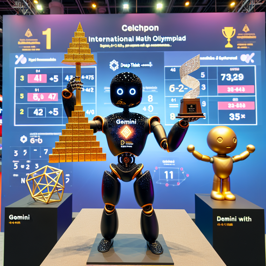 "Google DeepMind décroche l'or aux Olympiades Internationales de Mathématiques, une progression spectaculaire"