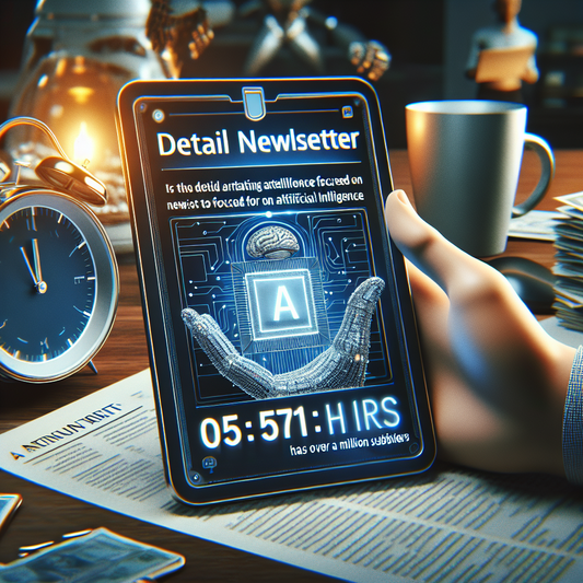 "Ne manquez plus jamais les actualités de l'IA : Abonnez-vous gratuitement à notre newsletter !"